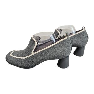 Vivaia Quinn Square Toe Block Heels Minimalist Office Classic EU42 US11.5